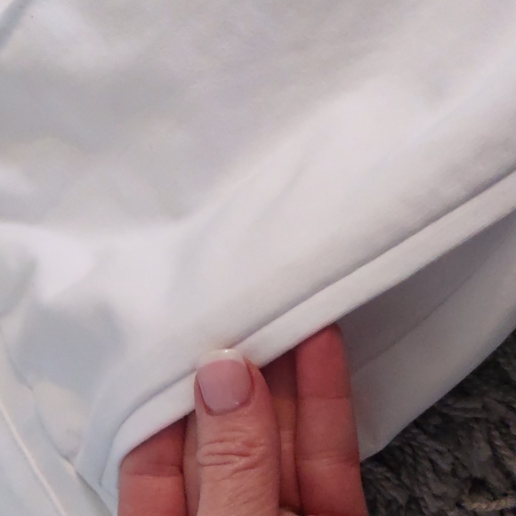 Ruby Rd Women Limelight White Hand Pocket Drawstring Athleisure Sweatpants Pants - Picture 5 of 5